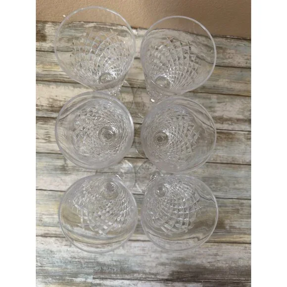 Waterford Alana Champagne Flutes 7.25" Set of  6 1970s–80s Gothic Mark - Picture 3 of 15